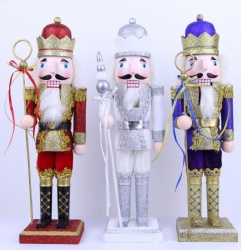 2021 new nutcracker soldier puppet doll hand-painted wooden crafts