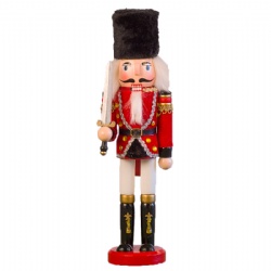 Clever Creations Traditional Wooden Soldier Nutcracker